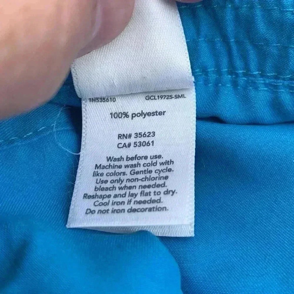 Five for 25 gray  shark button hat with ties - Picture 5 of 5